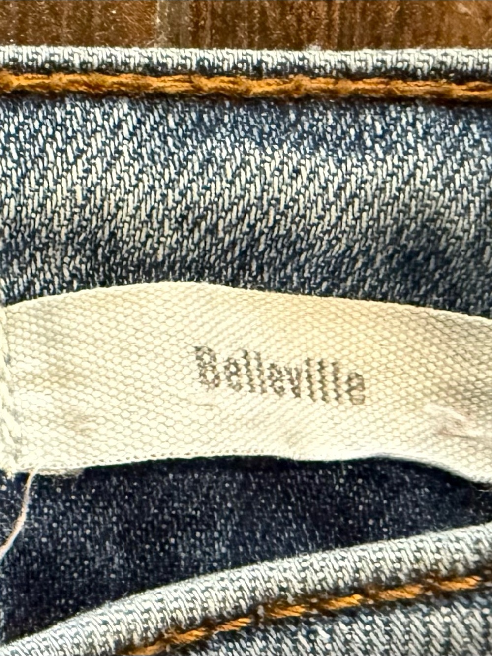 Tahari Belleville Premium Denim Jean 4P Light Wash Blue Jeans Bootcut Flare - Picture 4 of 12